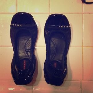 Prada ballerina flats