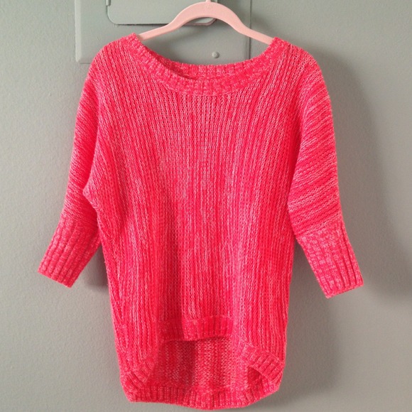 3/4 sleeve knit sweater