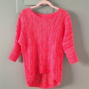 3/4 sleeve knit sweater