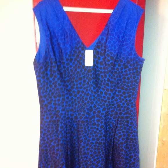 NWT Ann Taylor Loft Dress! Giraffe Print! Size 14