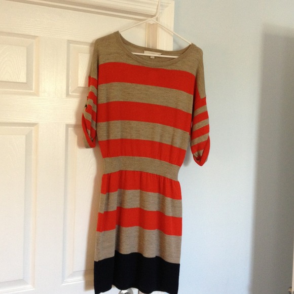 Fun and preppy Loft sweater dress.