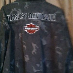 Men's Harley Davidson camo jacket