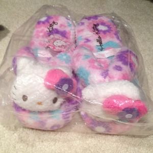 Hello kitty bath slippers size M