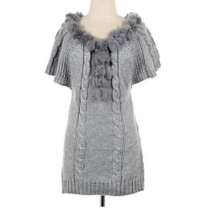 Grey tunic top