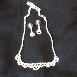 Princess necklace and earring set 👸