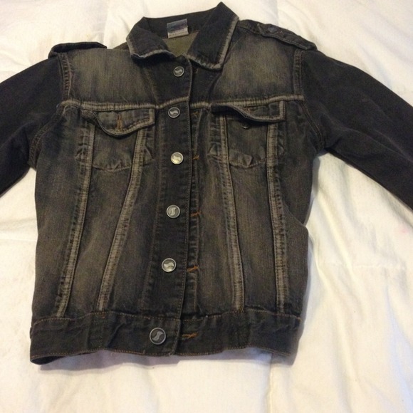 Black jean jacket size M - Picture 3 of 4