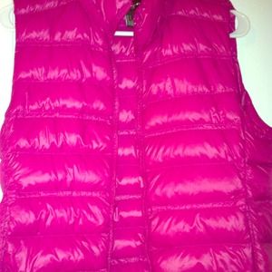Pink Forever 21 Puffer Vest
