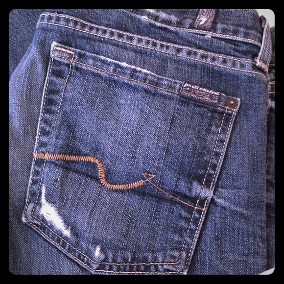 "Josefina" boyfriend fit 7 for all mankind denim