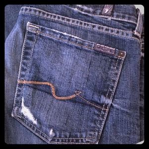 "Josefina" boyfriend fit 7 for all mankind denim