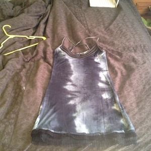 Blue gray intimate top/dress