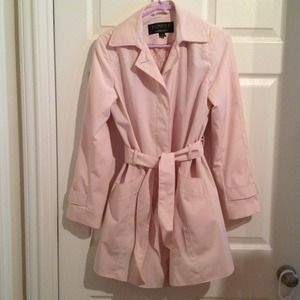 ✨✨REDUCED✨✨ London Fog Light Pink Raincoat