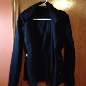 REDUCED!!!!  Black jacket ( sweatshirt material)