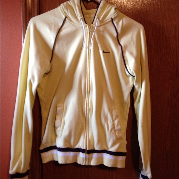 REDUCED!!!!  Yellow, purple and white hoodie!!!
