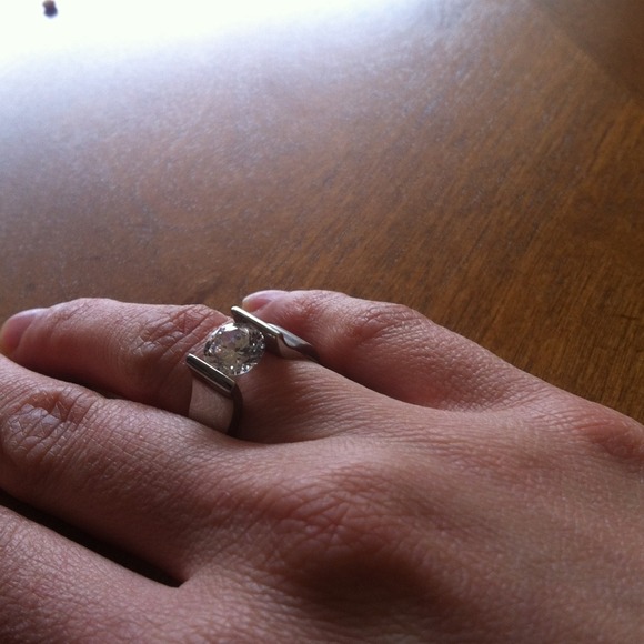 **Sold in bundle**Floating CZ ring