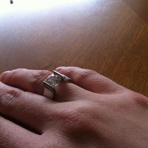 **Sold in bundle**Floating CZ ring