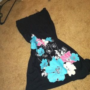 Tube top dress