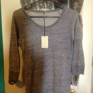 Grey tunic sweater dress