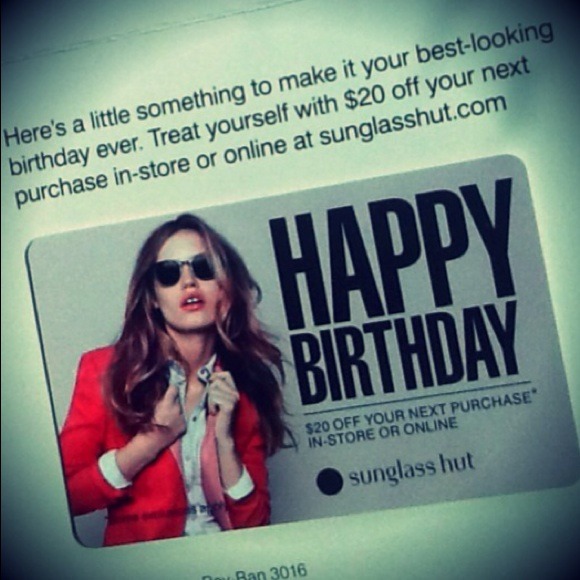 $20 off @ SUNGLASS HUT