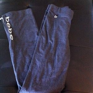 Super cute BeBe yoga pants -gray