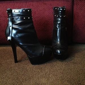 ***RESERVED*** Edgy black platforms