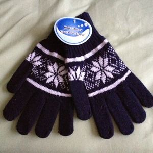 Pair of knit gloves. NWT