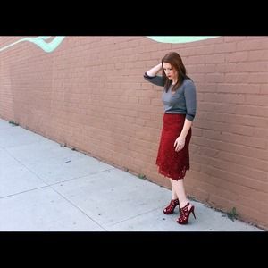 Zara lace skirt