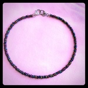 Hand made, glass beads, multicolor necklace.