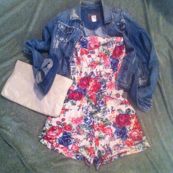 Strapless Romper