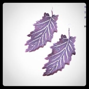 Leaf earrings