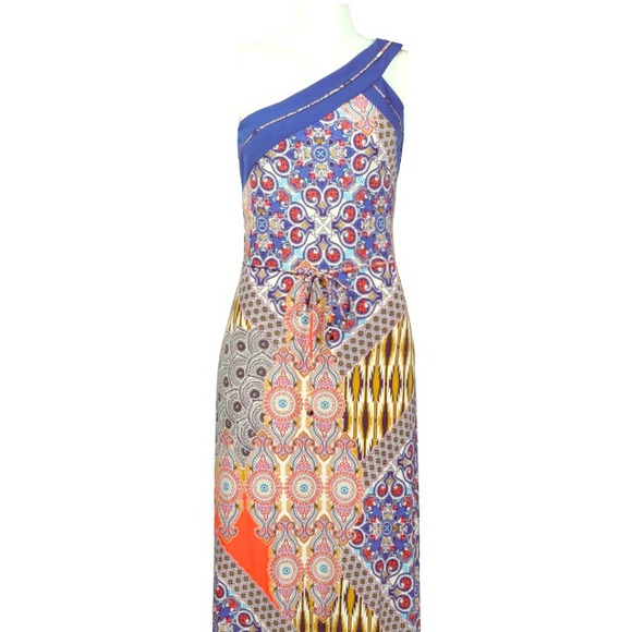 Maggy London Multi Maxi Dress