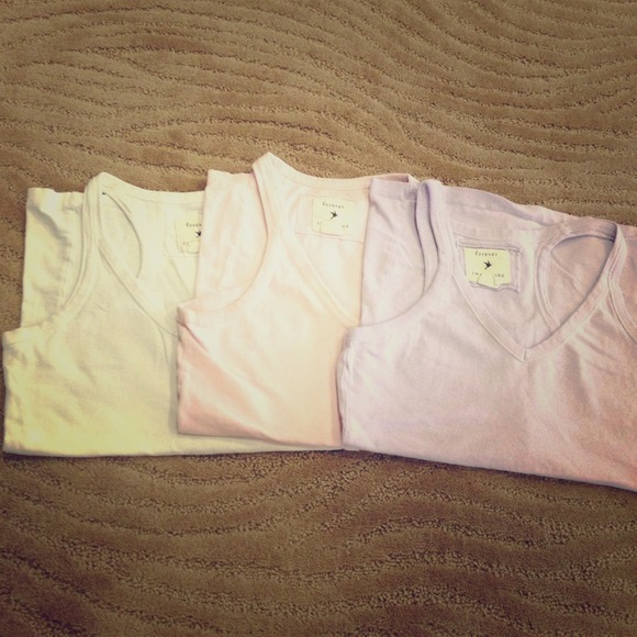 ✋SOLD✋White, Pink and Purple Tank Tops