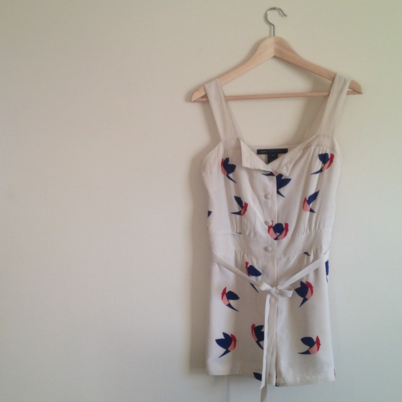 Marc by Marc Jacobs Finch Silk Playsuit - Picture 2 of 3
