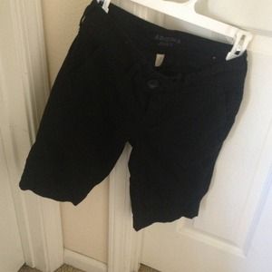 Black long shorts
