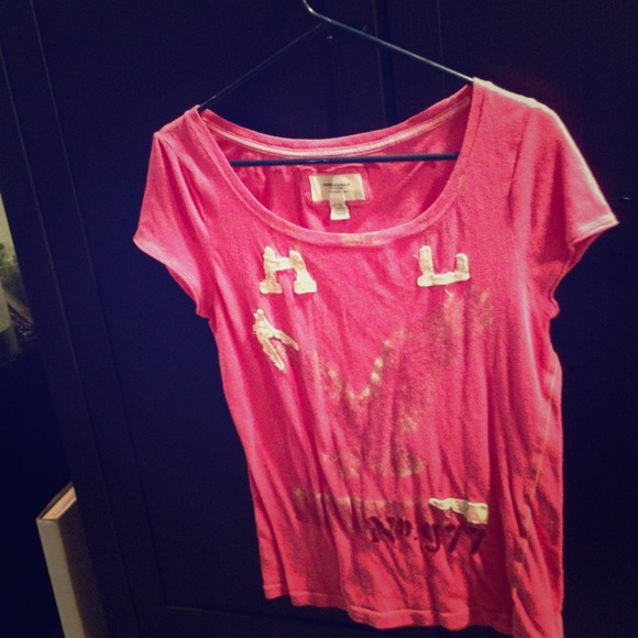 American eagle large pink top