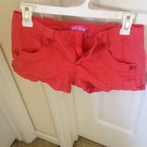Coral shorts!