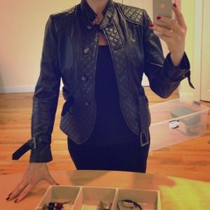 Zara leather jacket