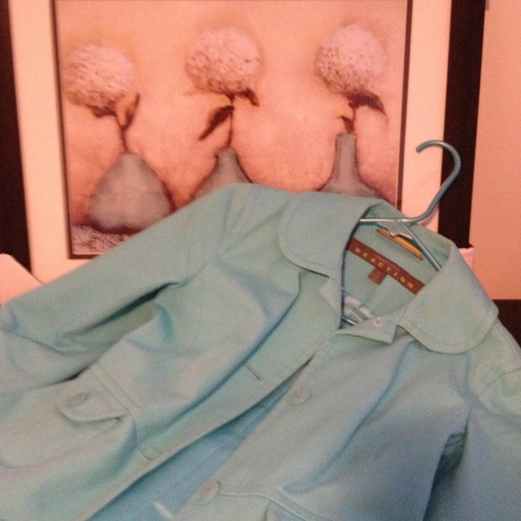 Reaction Kenneth Cole XS Blue Spring Coat