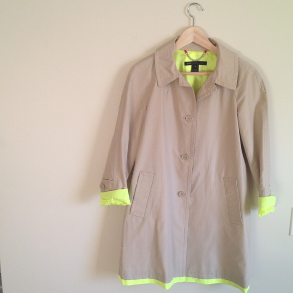 Marc by Marc Jacobs 'Brice' Neon Trim Coat.