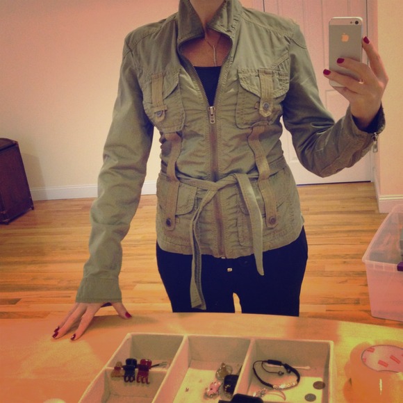 Spring jacket/ tub top / shoes