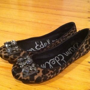 Sam Edelman leopard flats