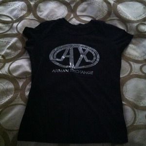 Black Armani exchange Tshirt