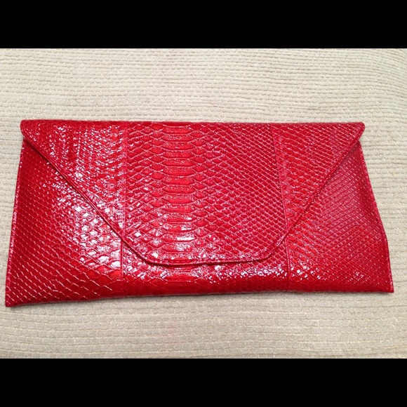 Bella Collection Clutches & Wallets - 💢Sold💢💋💋CANDY APPLE RED Clutch💋💋