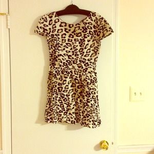 Top Shop leopard dress.