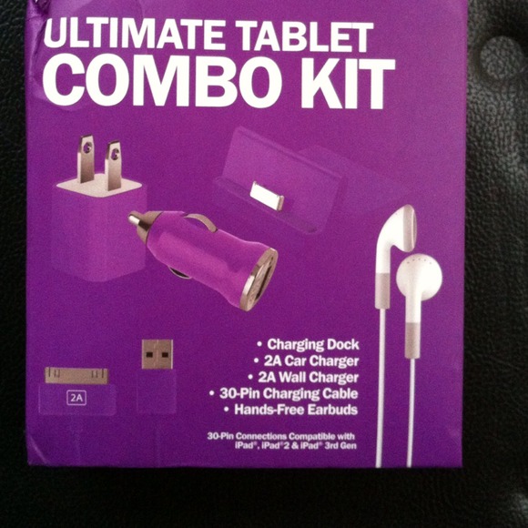 SOLD @jixer 💜Purple iPhone Combo Charging Kit💜