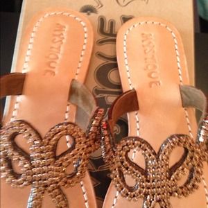 🎀SOLD🎀 Mystique Bronze Crystal Sandal
