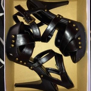 RESERVED FOR @daysha77!! Black strappy heels
