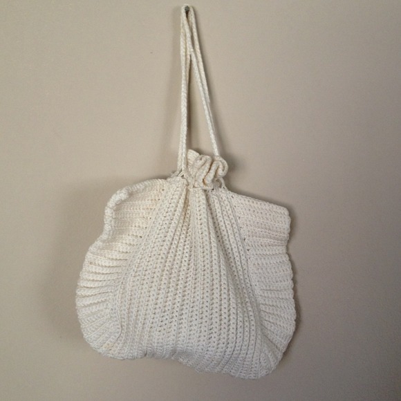✂️Vintage Hand Crocheted Handbag - Picture 3 of 4