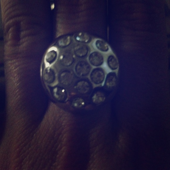Plastic silver ring