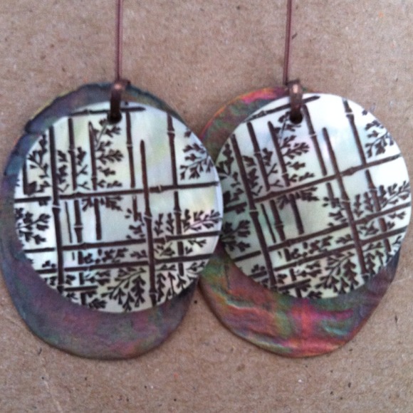 Custom handmade earrings - Picture 1 of 2