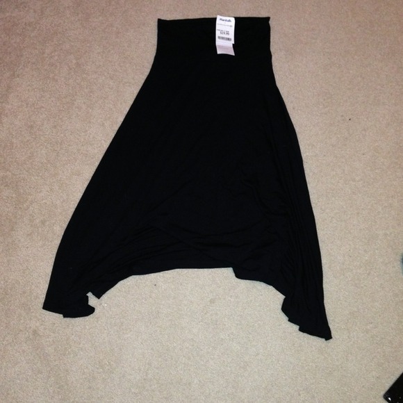 Black high-low day dress/pool cover up